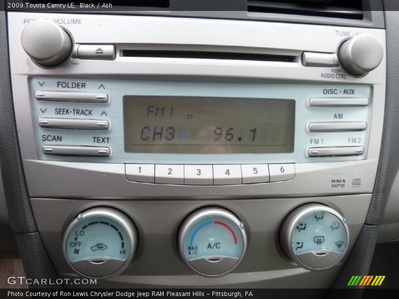 Black / Ash 2009 Toyota Camry LE