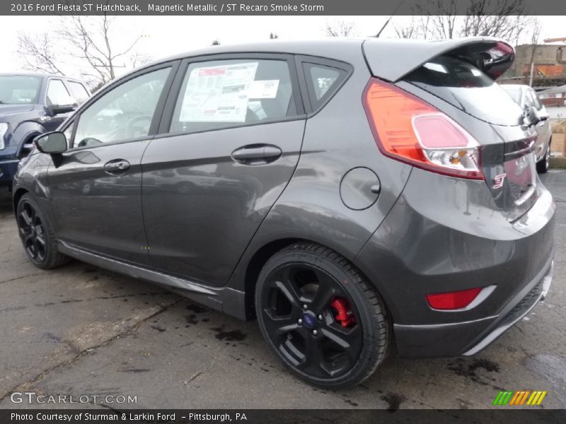 Magnetic Metallic / ST Recaro Smoke Storm 2016 Ford Fiesta ST Hatchback