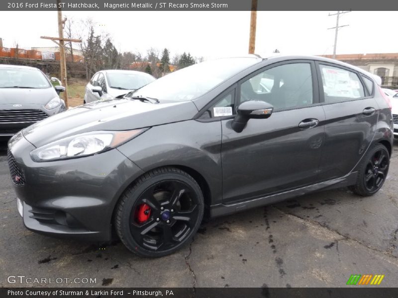 Magnetic Metallic / ST Recaro Smoke Storm 2016 Ford Fiesta ST Hatchback