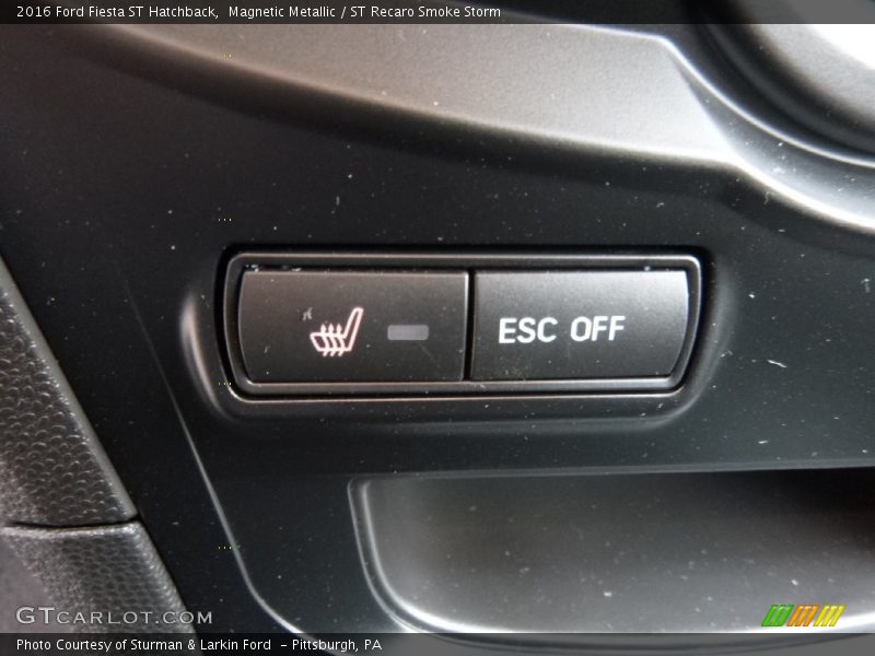 Magnetic Metallic / ST Recaro Smoke Storm 2016 Ford Fiesta ST Hatchback