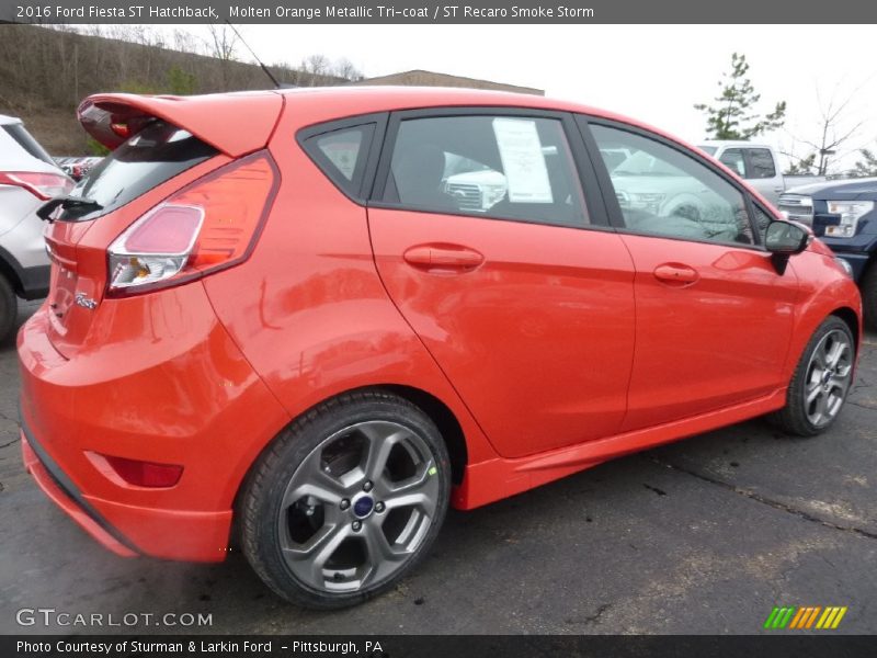  2016 Fiesta ST Hatchback Molten Orange Metallic Tri-coat