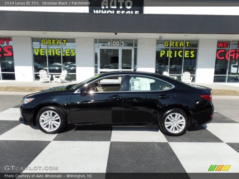 Obsidian Black / Parchment 2014 Lexus ES 350