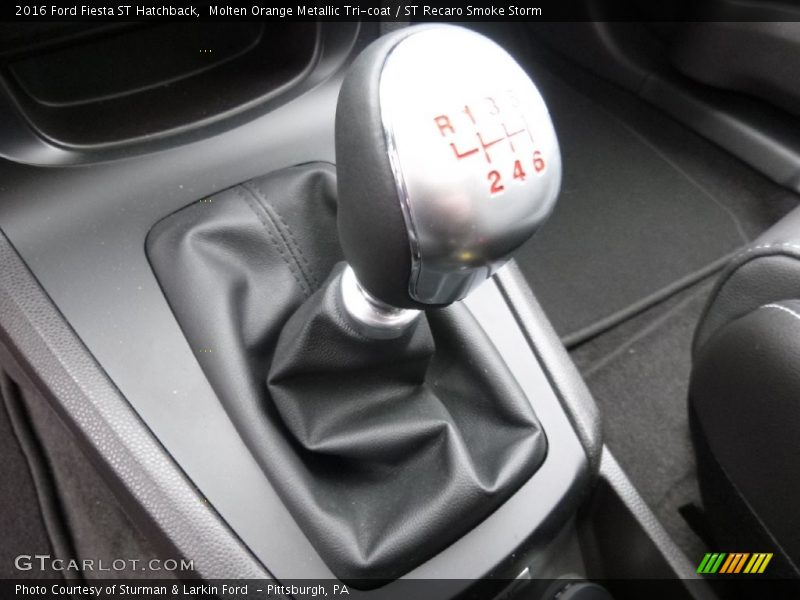 Molten Orange Metallic Tri-coat / ST Recaro Smoke Storm 2016 Ford Fiesta ST Hatchback