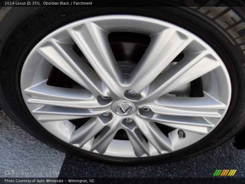 Obsidian Black / Parchment 2014 Lexus ES 350