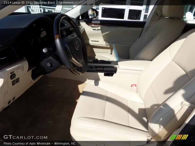 Obsidian Black / Parchment 2014 Lexus ES 350