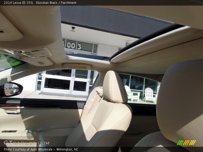 Obsidian Black / Parchment 2014 Lexus ES 350