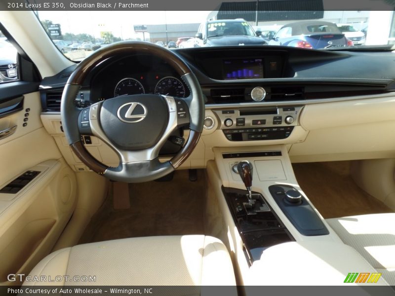 Obsidian Black / Parchment 2014 Lexus ES 350