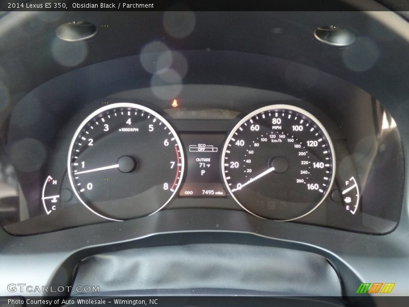Obsidian Black / Parchment 2014 Lexus ES 350