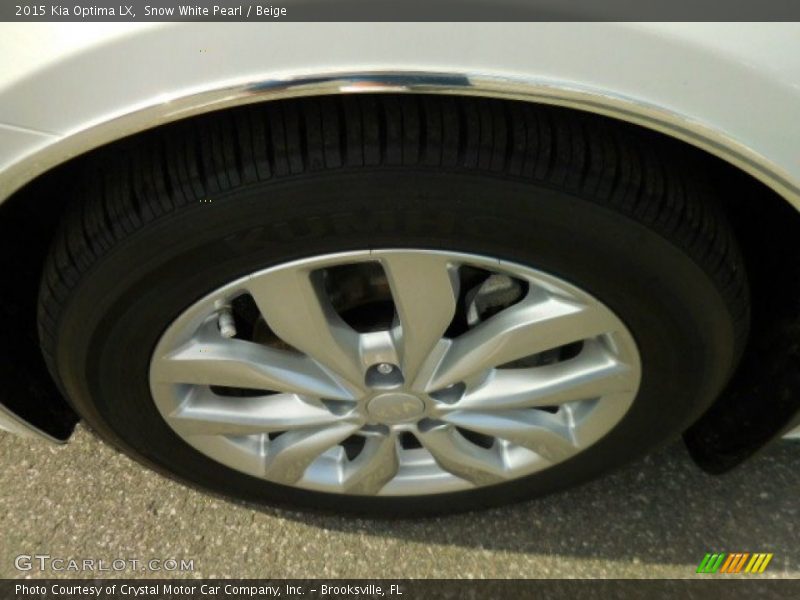 Snow White Pearl / Beige 2015 Kia Optima LX