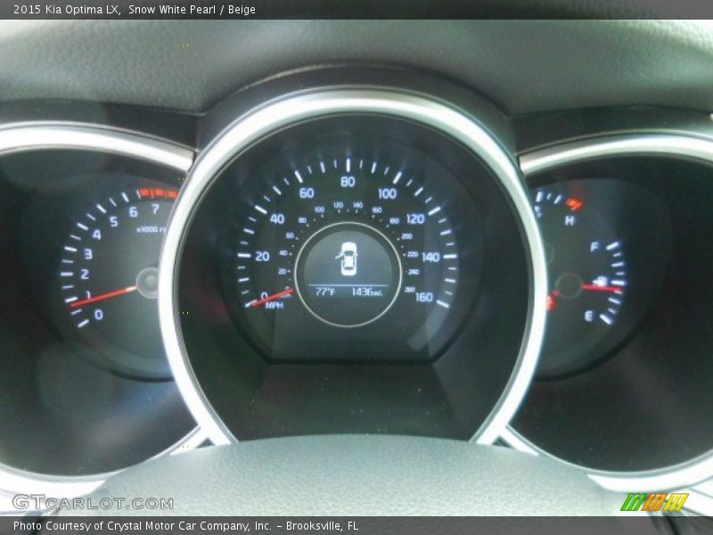 Snow White Pearl / Beige 2015 Kia Optima LX