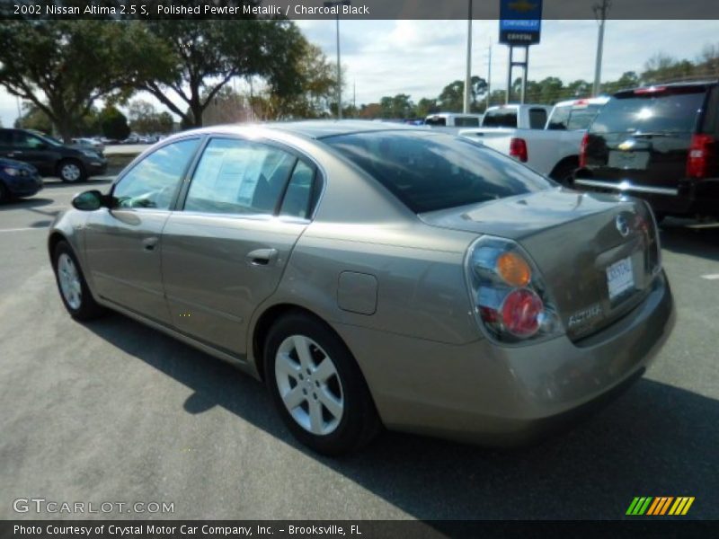 Polished Pewter Metallic / Charcoal Black 2002 Nissan Altima 2.5 S