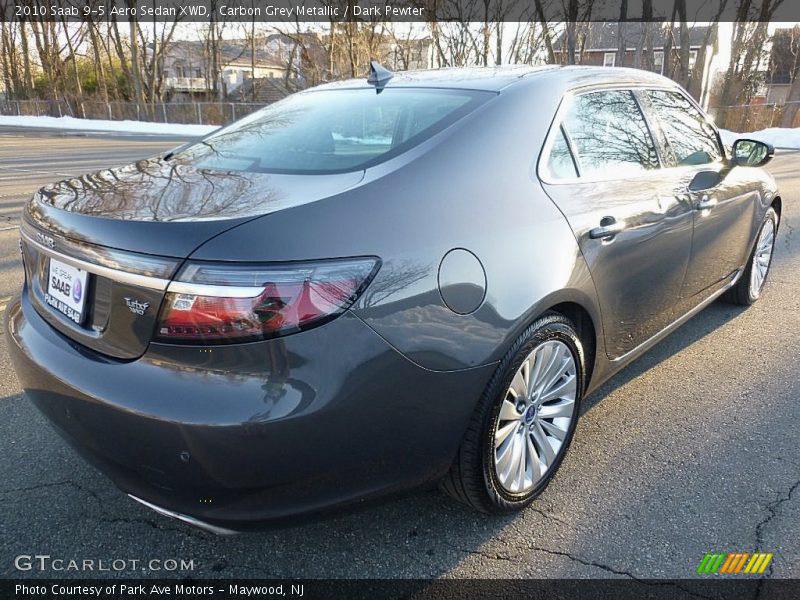 Carbon Grey Metallic / Dark Pewter 2010 Saab 9-5 Aero Sedan XWD