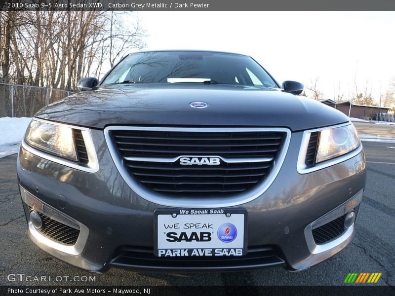 Carbon Grey Metallic / Dark Pewter 2010 Saab 9-5 Aero Sedan XWD