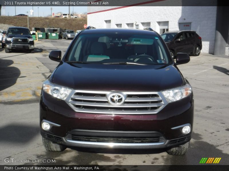 Sizzling Crimson Mica / Ash 2011 Toyota Highlander V6 4WD