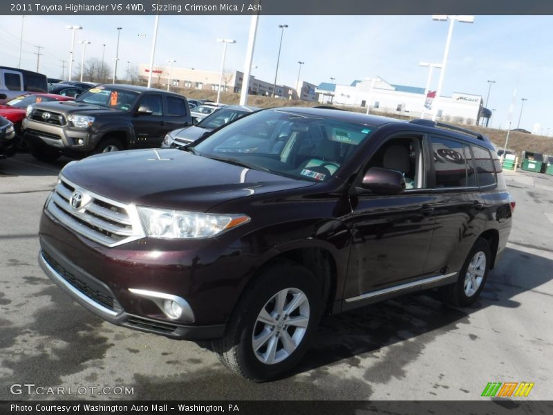 Sizzling Crimson Mica / Ash 2011 Toyota Highlander V6 4WD