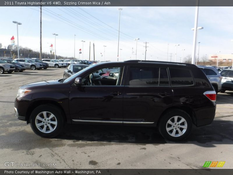 Sizzling Crimson Mica / Ash 2011 Toyota Highlander V6 4WD