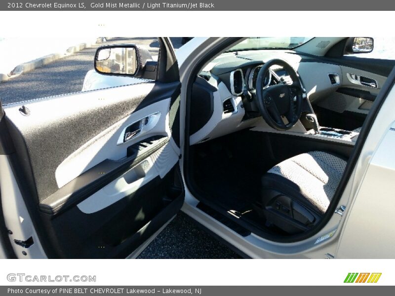 Gold Mist Metallic / Light Titanium/Jet Black 2012 Chevrolet Equinox LS
