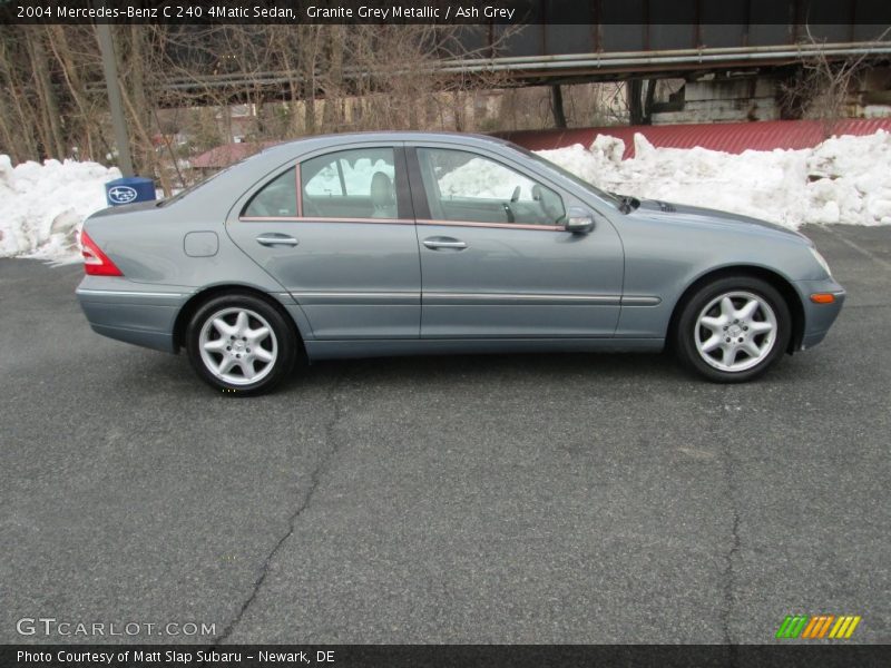 Granite Grey Metallic / Ash Grey 2004 Mercedes-Benz C 240 4Matic Sedan