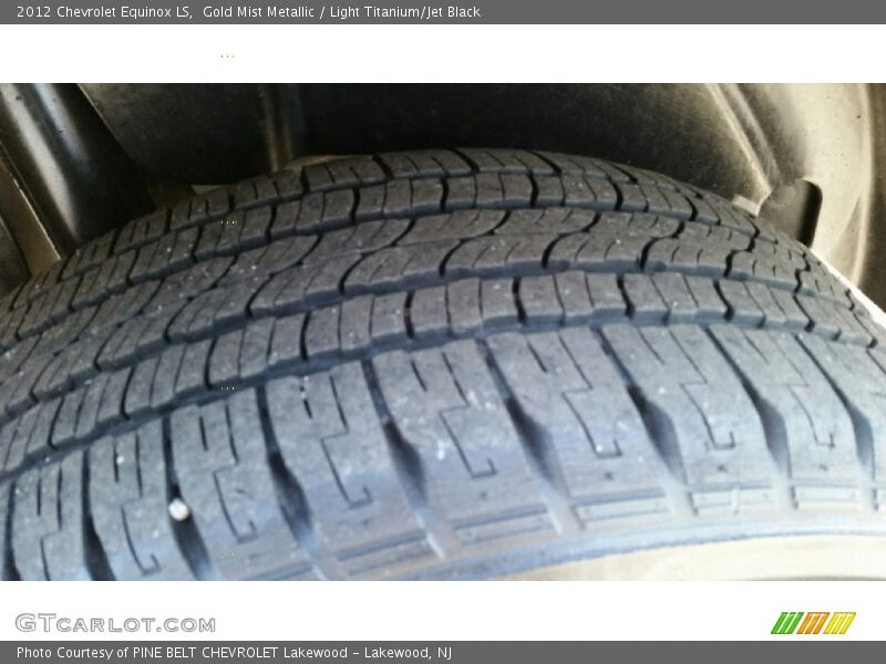 Gold Mist Metallic / Light Titanium/Jet Black 2012 Chevrolet Equinox LS