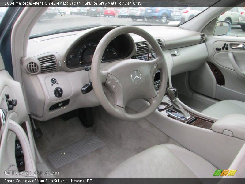 Granite Grey Metallic / Ash Grey 2004 Mercedes-Benz C 240 4Matic Sedan