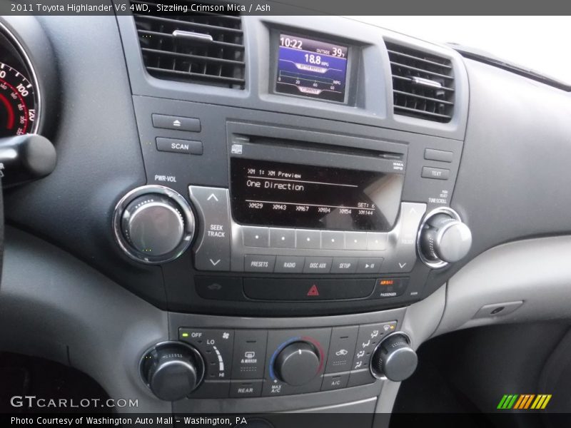 Sizzling Crimson Mica / Ash 2011 Toyota Highlander V6 4WD