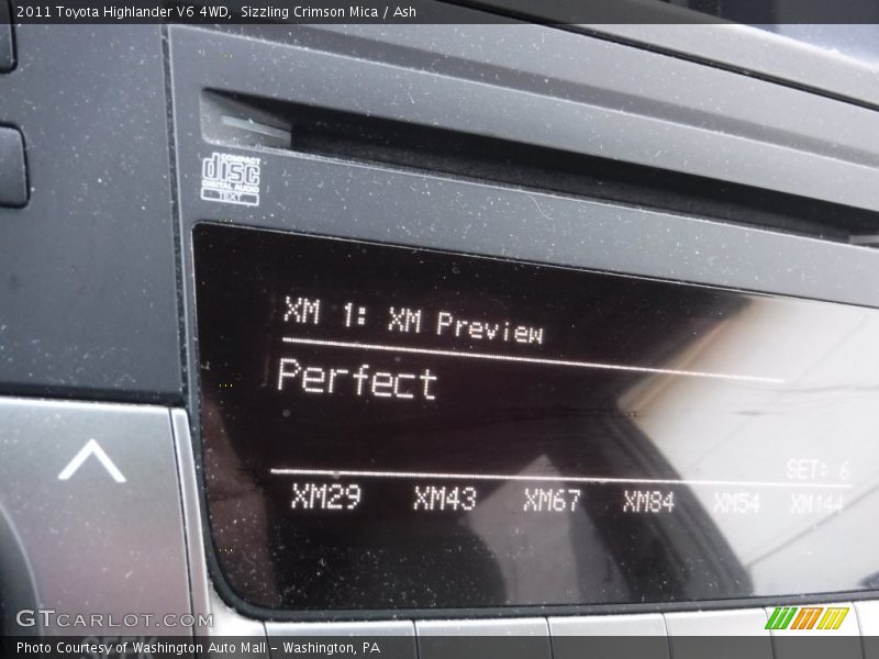 Sizzling Crimson Mica / Ash 2011 Toyota Highlander V6 4WD