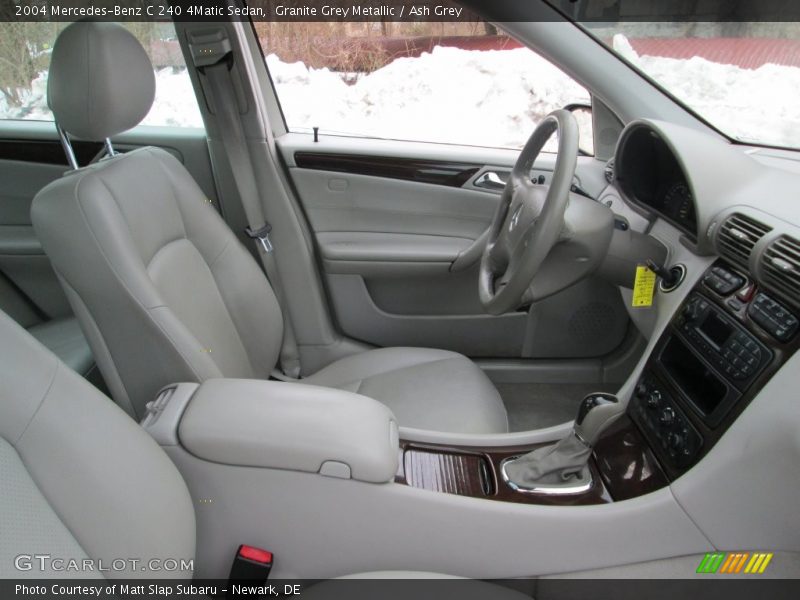 Granite Grey Metallic / Ash Grey 2004 Mercedes-Benz C 240 4Matic Sedan