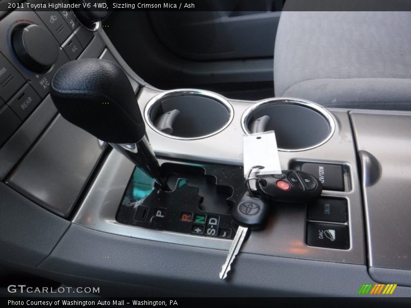 Sizzling Crimson Mica / Ash 2011 Toyota Highlander V6 4WD