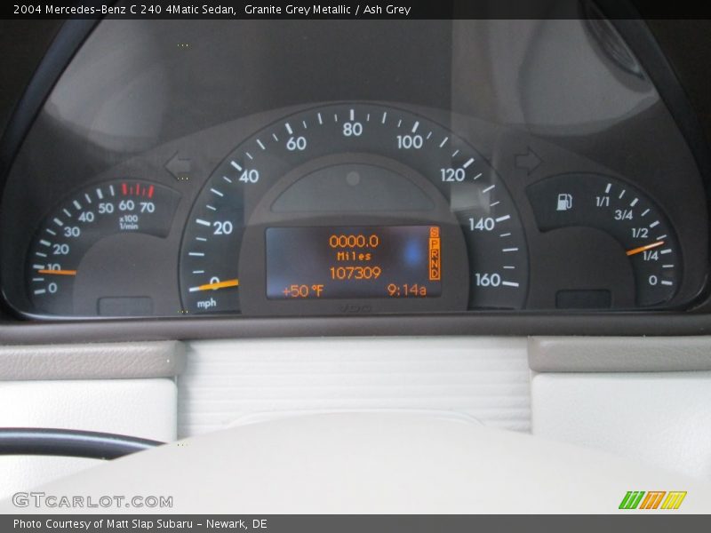 Granite Grey Metallic / Ash Grey 2004 Mercedes-Benz C 240 4Matic Sedan