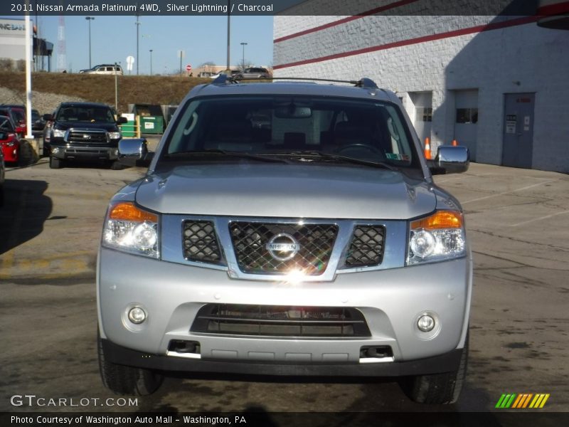 Silver Lightning / Charcoal 2011 Nissan Armada Platinum 4WD