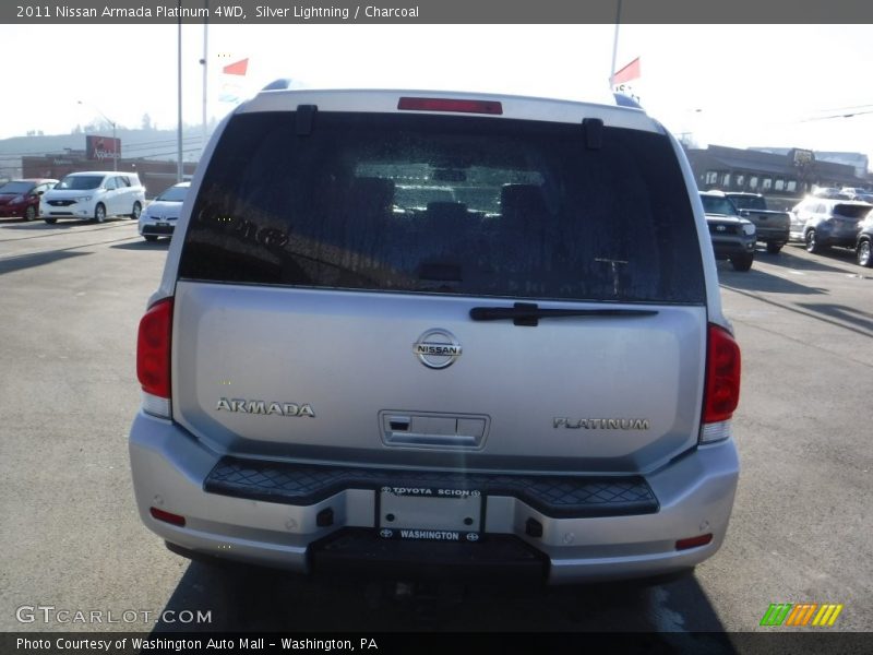 Silver Lightning / Charcoal 2011 Nissan Armada Platinum 4WD