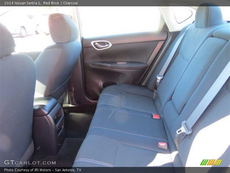 Red Brick / Charcoal 2014 Nissan Sentra S