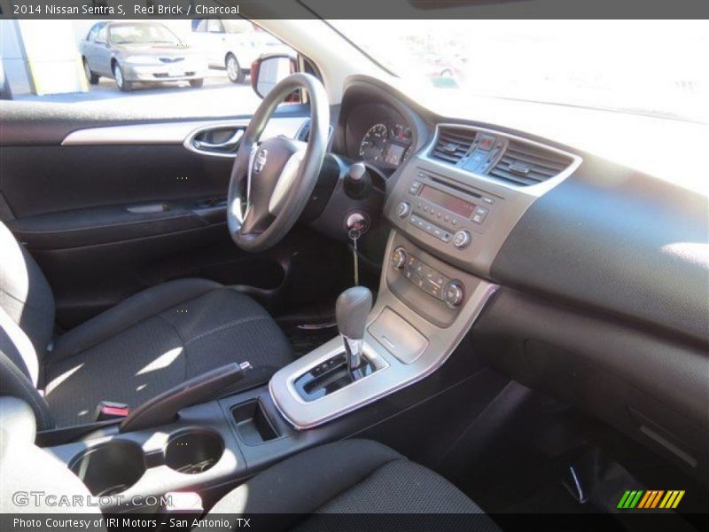 Red Brick / Charcoal 2014 Nissan Sentra S
