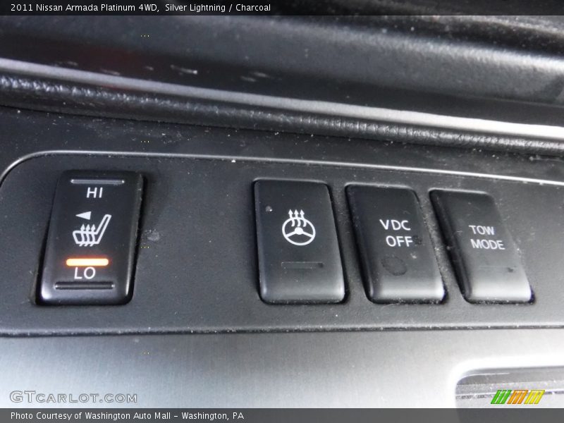 Silver Lightning / Charcoal 2011 Nissan Armada Platinum 4WD