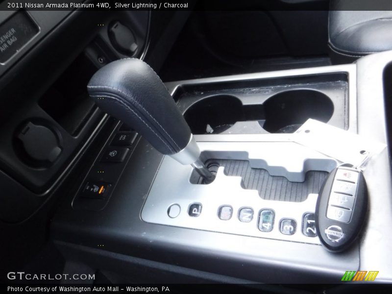 Silver Lightning / Charcoal 2011 Nissan Armada Platinum 4WD