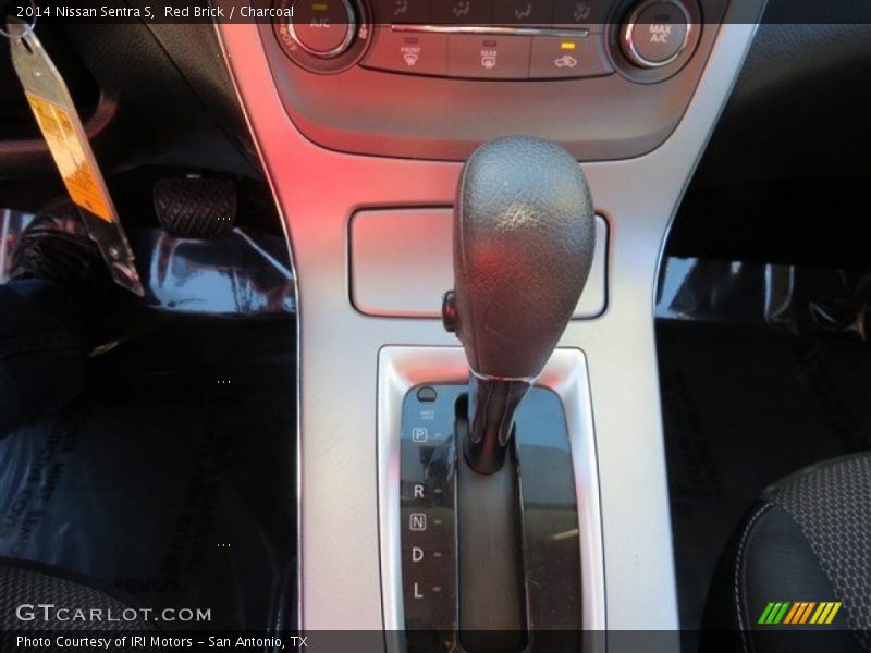 Red Brick / Charcoal 2014 Nissan Sentra S