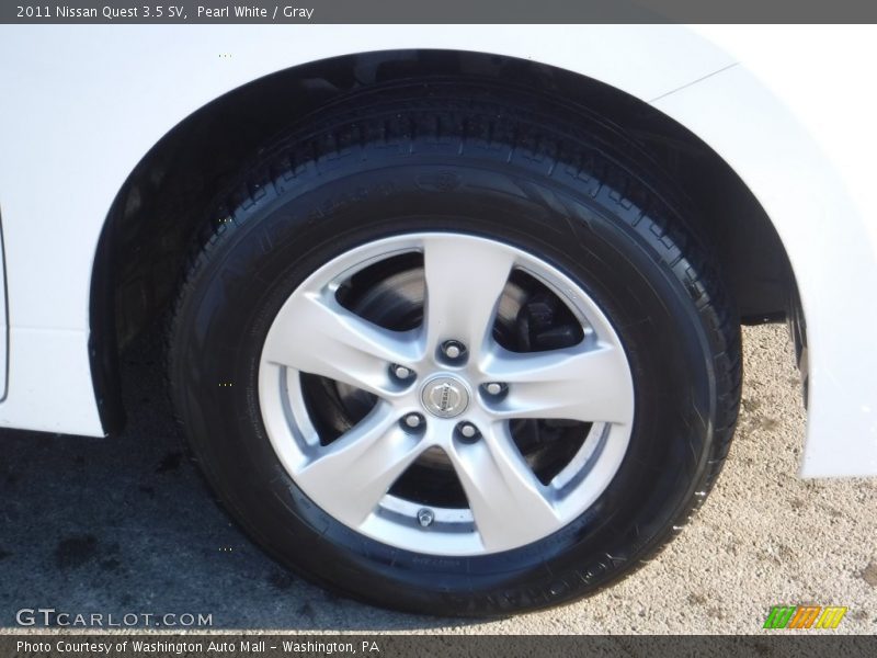 Pearl White / Gray 2011 Nissan Quest 3.5 SV