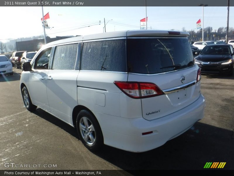 Pearl White / Gray 2011 Nissan Quest 3.5 SV