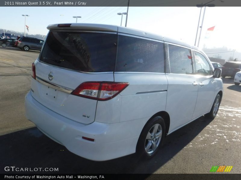 Pearl White / Gray 2011 Nissan Quest 3.5 SV