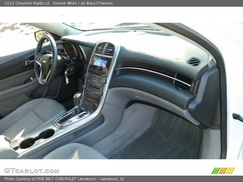 Summit White / Jet Black/Titanium 2013 Chevrolet Malibu LS