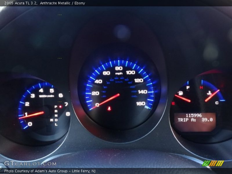 Anthracite Metallic / Ebony 2005 Acura TL 3.2