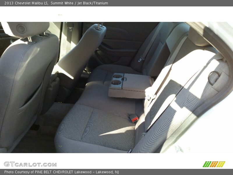 Summit White / Jet Black/Titanium 2013 Chevrolet Malibu LS