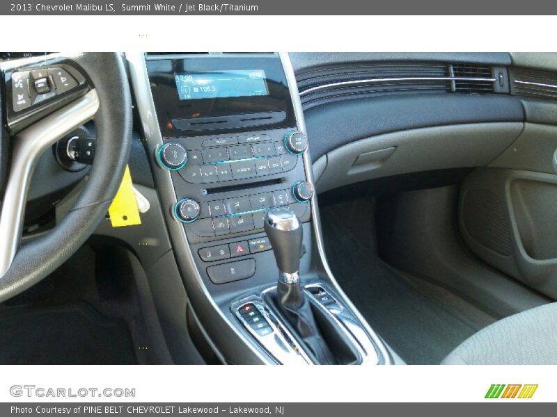 Summit White / Jet Black/Titanium 2013 Chevrolet Malibu LS