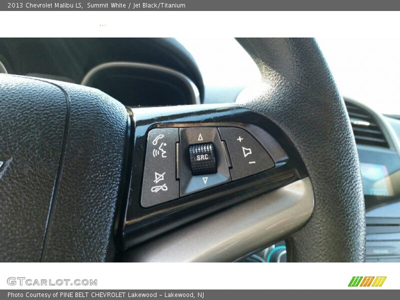 Summit White / Jet Black/Titanium 2013 Chevrolet Malibu LS