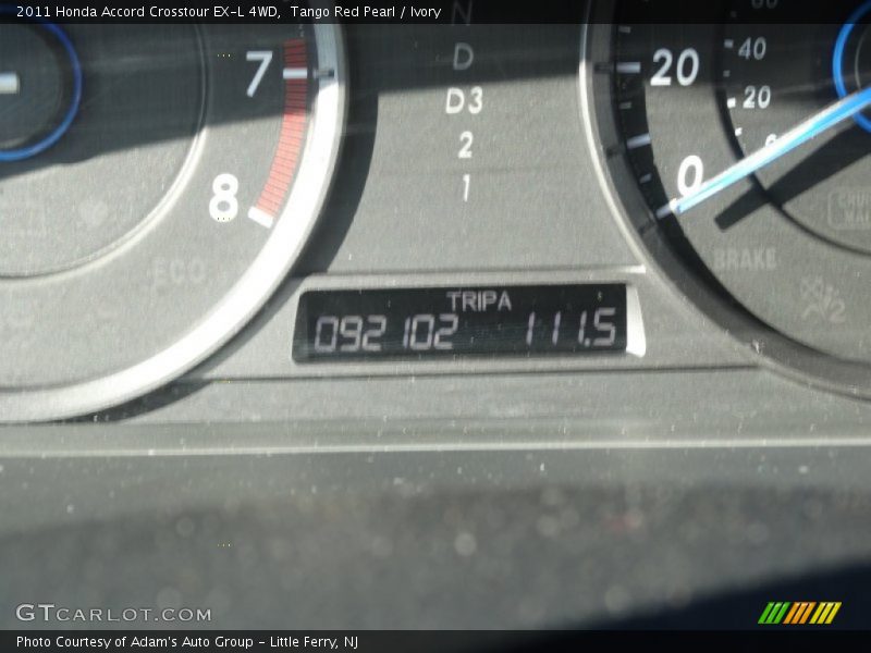 Tango Red Pearl / Ivory 2011 Honda Accord Crosstour EX-L 4WD