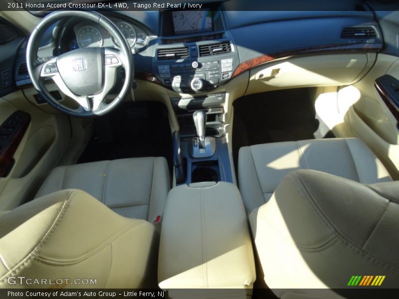 Tango Red Pearl / Ivory 2011 Honda Accord Crosstour EX-L 4WD