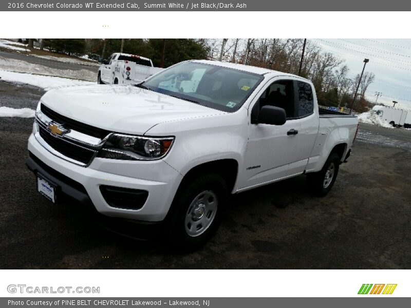 Summit White / Jet Black/Dark Ash 2016 Chevrolet Colorado WT Extended Cab
