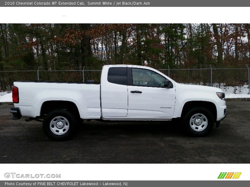 Summit White / Jet Black/Dark Ash 2016 Chevrolet Colorado WT Extended Cab