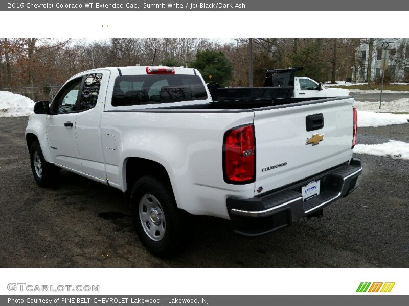 Summit White / Jet Black/Dark Ash 2016 Chevrolet Colorado WT Extended Cab