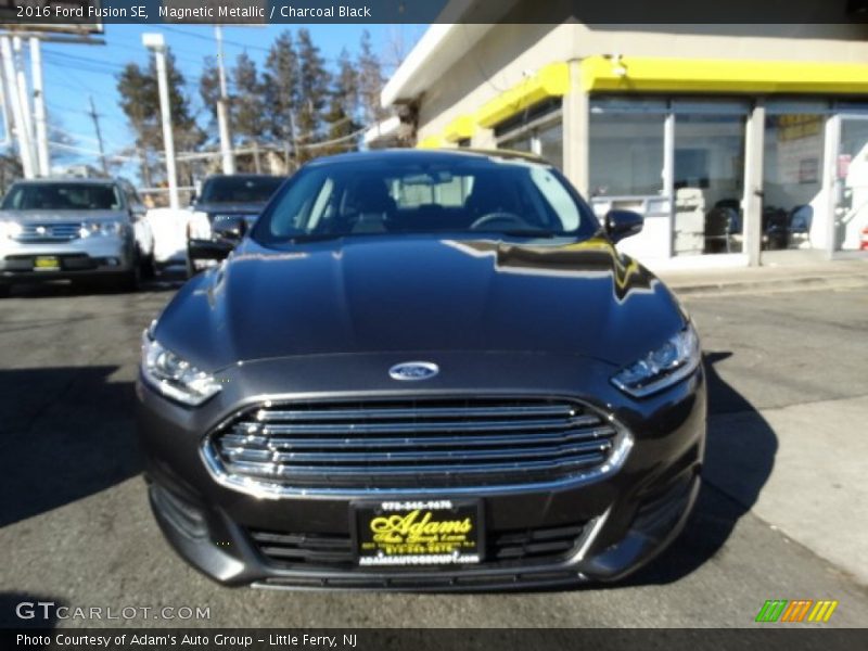 Magnetic Metallic / Charcoal Black 2016 Ford Fusion SE